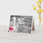 Lillie~lily Karte (Gelbe Blume)