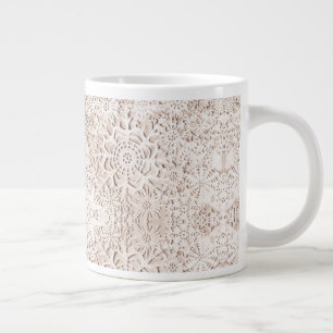 Lilliens antiker Crochet Snowflakes Porzellan Cup Jumbo-Tasse