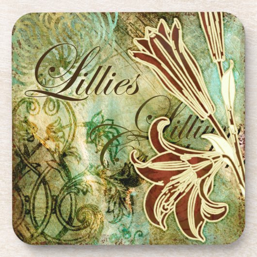 Lillies Getränkeuntersetzer (Vorderseite)