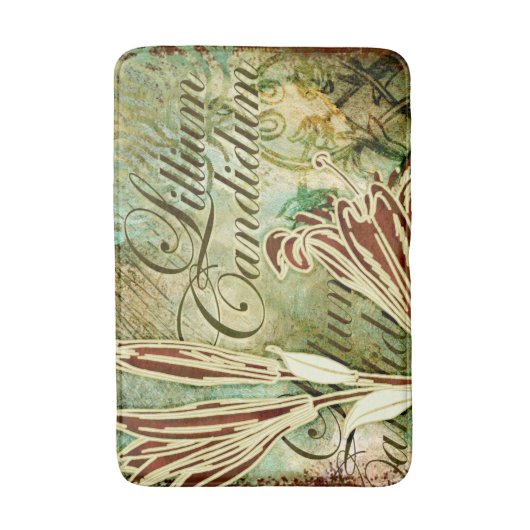 Lillium Candidum Badematte (Vorderseite Vertikal)