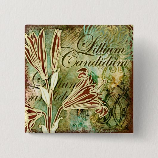 Lillium Candidum Button (Vorderseite)