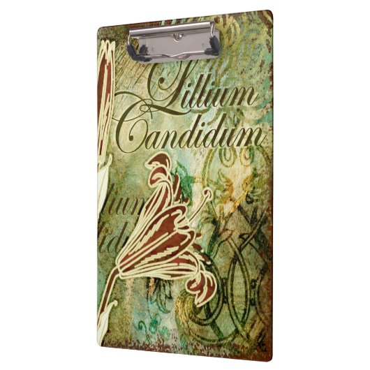 Lillium Candidum Klemmbrett (Links)