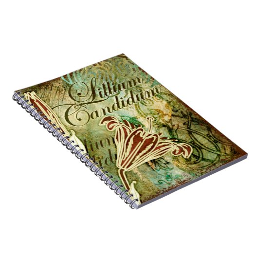 Lillium Candidum Notizblock (Rechte Seite)