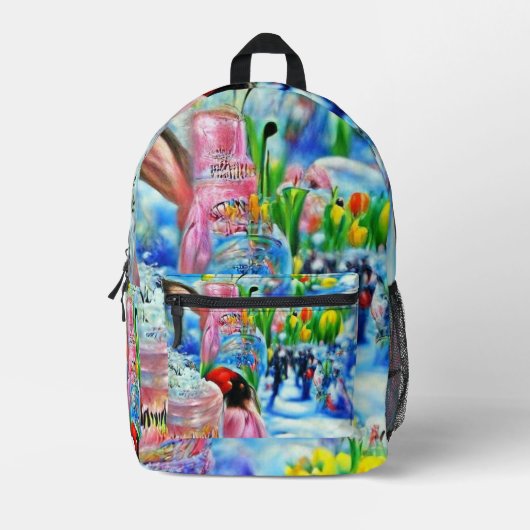 Lilly Bedruckter Rucksack (Vorderseite)