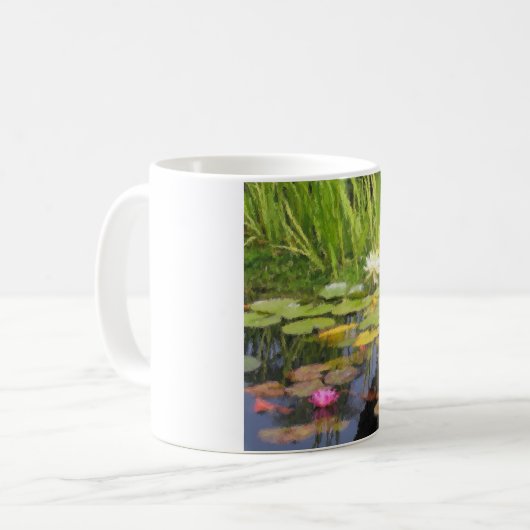 Lilly Blumen Kaffeetasse (Vorderseite Links)