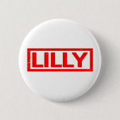 Lilly Briefmarke Button (Vorderseite)