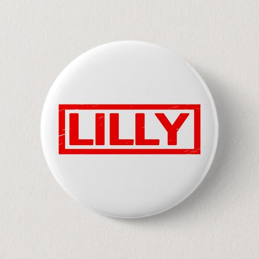 Lilly Briefmarke Button (Vorderseite)