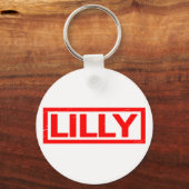 Lilly Briefmarke Schlüsselanhänger (Vorderseite)