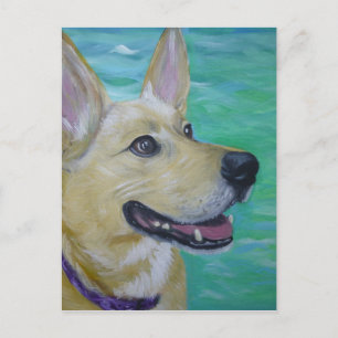 Lilly by a River Postkarte