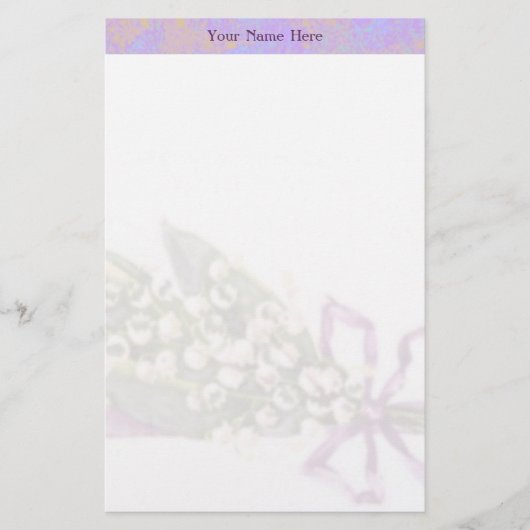 Lilly des Talbriefpapiers Briefpapier (Vorderseite)