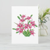 Lilly Feiertagskarte (Stehend Vorderseite)