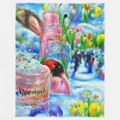 Lilly Fleecedecke (Vorderseite)