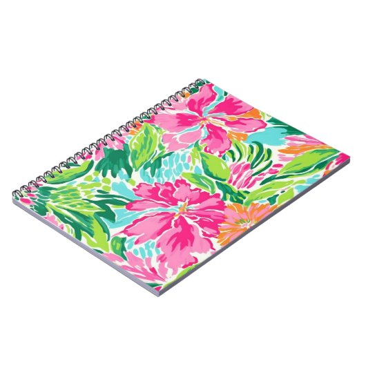 Lilly Floral Notebook Notizblock (Linke Seite)