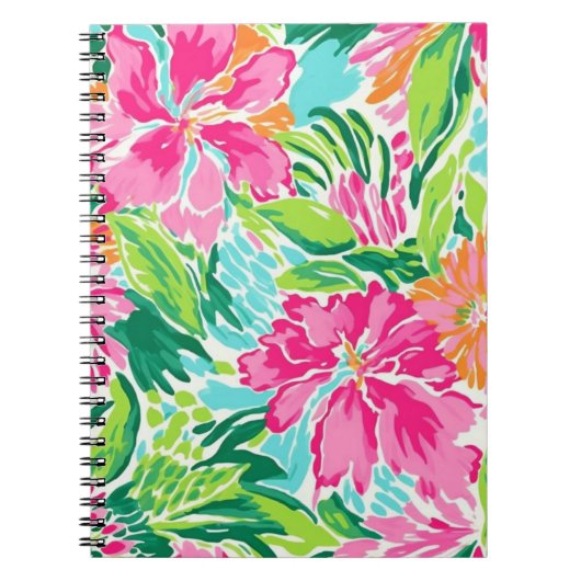 Lilly Floral Notebook Notizblock (Vorderseite)