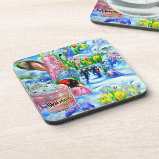 Lilly Getränkeuntersetzer (Linke Seite)