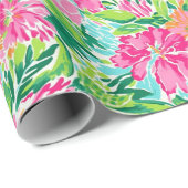 Lilly Hostess Wrapping Paper Geschenkpapier (Rolleneckpunkt)