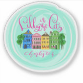 Lilly in Charleston Aufkleber (Vorderseite)