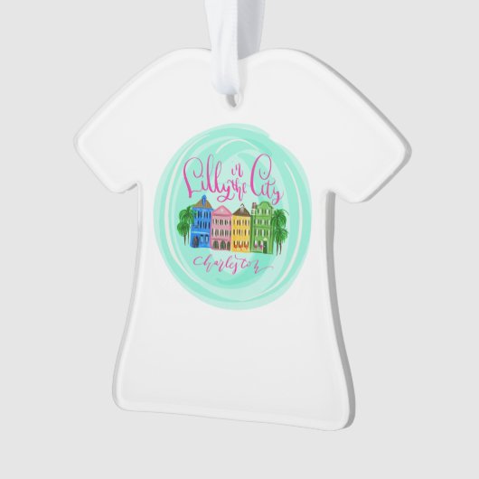 Lilly in Charleston Ornament (Vorderseite)