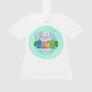 Lilly in Charleston Ornament