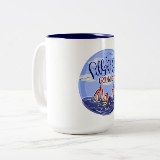 Lilly in der City Coffee Tasse (Vorderseite Links)
