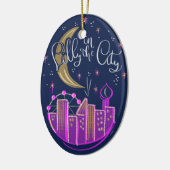 Lilly in der City Keramik Ornament (Links)