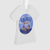 Lilly in der Stadt Greenwich Ornament (Vorderseite)