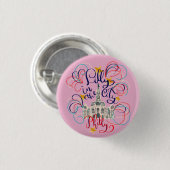 Lilly in der Stadt - Philadelphia Button (Vorne & Hinten)