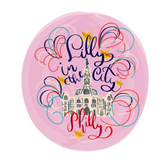 Lilly in der Stadt - Philadelphia Tragetasche