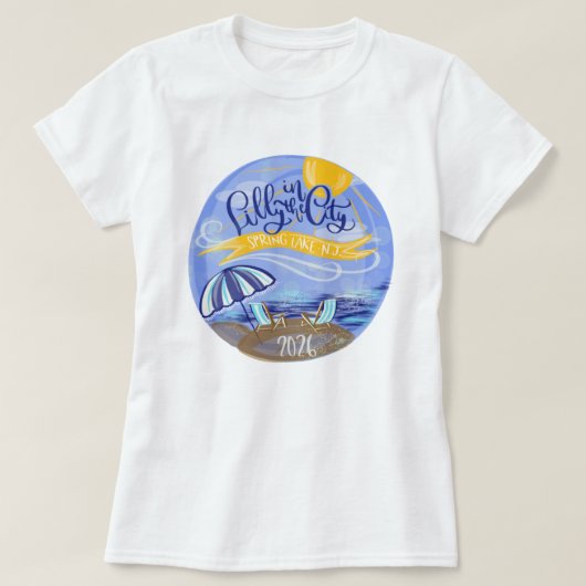 Lilly in the City - Spring Lake, NJ - T-shirt (Design vorne)