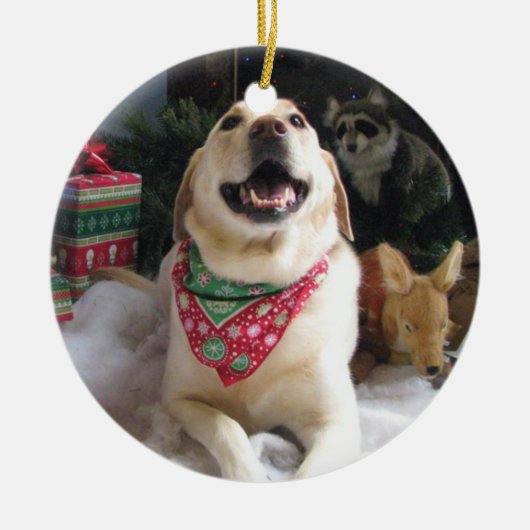 Lilly Keramik Ornament (Vorne)