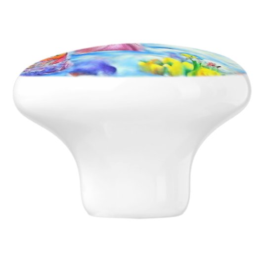 Lilly Keramikknauf (Seitenansicht)