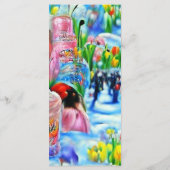 Lilly Lesezeichen Menükarte (Rückseite)