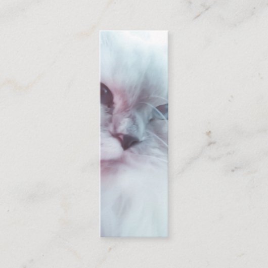 Lilly Lesezeichen Mini Visitenkarte (Vorderseite)