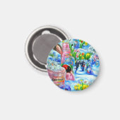 Lilly Magnet (Vorderseite/Rückseite)