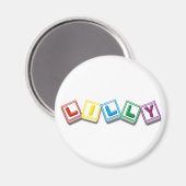Lilly Magnet (Vorderseite/Rückseite)