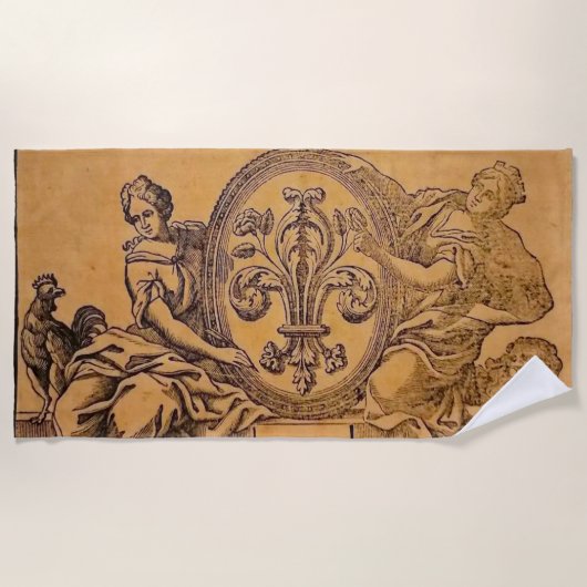 Lilly of France Strandtuch (Vorderseite)