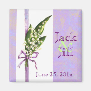 Lilly of the Valley BRIDAL magnet