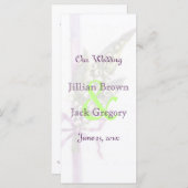 Lilly of the Valley Wedding Program Programm (Vorne/Hinten)