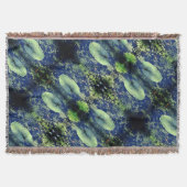 Lilly Pad Blanket Throw Blanket Decke (Vorderseite)