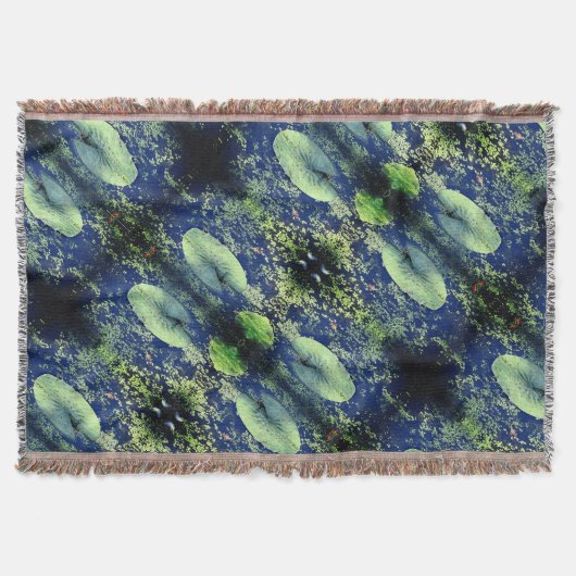 Lilly Pad Blanket Throw Blanket Decke (Vorderseite)