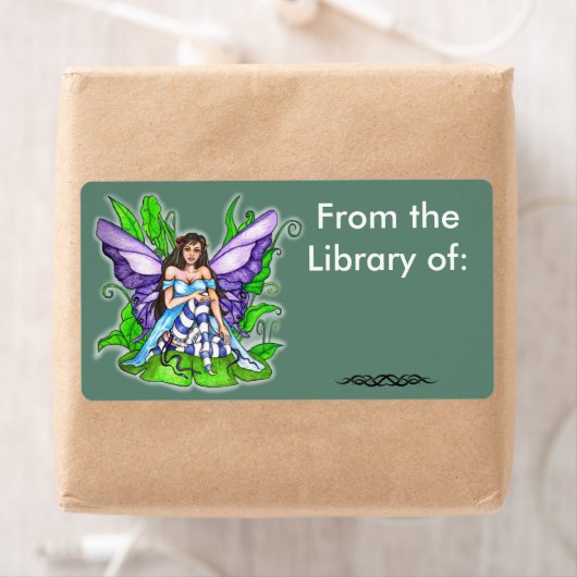 Lilly Pad Fairy Book Label (Insitu)