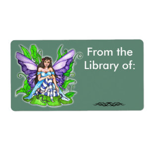Lilly Pad Fairy Book Label