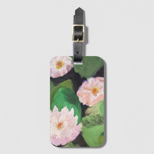 Lilly Pads Gepäckanhänger (Vorderseite Vertikal)