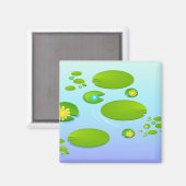 Lilly Pond Magnet (Vorderseite/Rückseite)