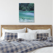 Lilly Pond - Psalm 91 11-12 Leinwanddruck (Insitu (Schlafzimmer))