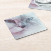 Lilly Rechteckiger Pappuntersetzer (angewinkelt)