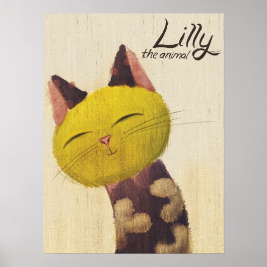 Lilly The Cat Poster (Vorne)