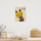 Lilly The Cat Poster (Küche)