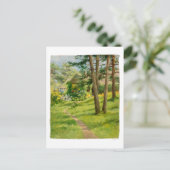 Lilly Walther "Summer Landscape" Malerei Postkarte (Stehend Vorderseite)