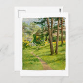 Lilly Walther "Summer Landscape" Malerei Postkarte (Vorne/Hinten)